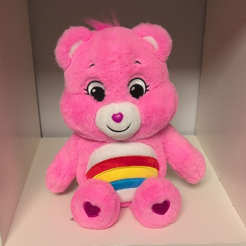 Care Bears Cheer Bear Basic Fun, 2021 Care Bear Plush, Excellent Used Condition